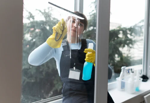 Nettoyage de vitres intérieures et extérieures à Antigny